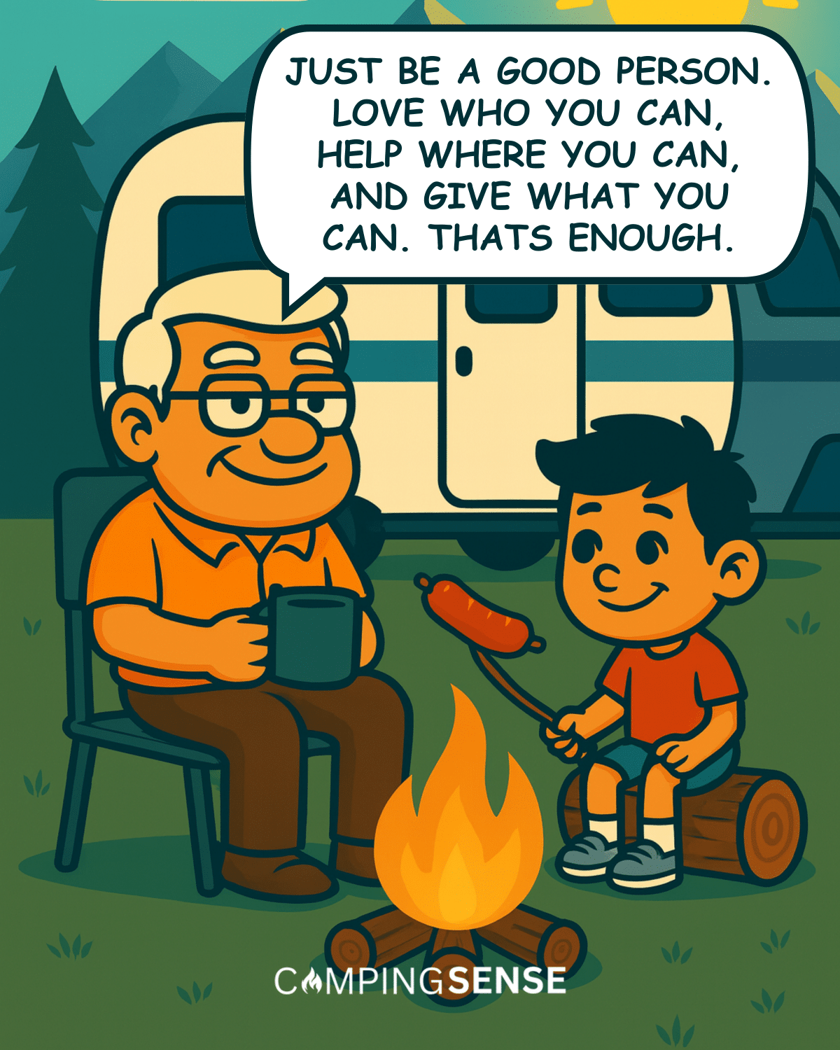 Just Be A Good Person. Love Who You Can, Help Where You Can, And Give What You Can. Thats Enough.