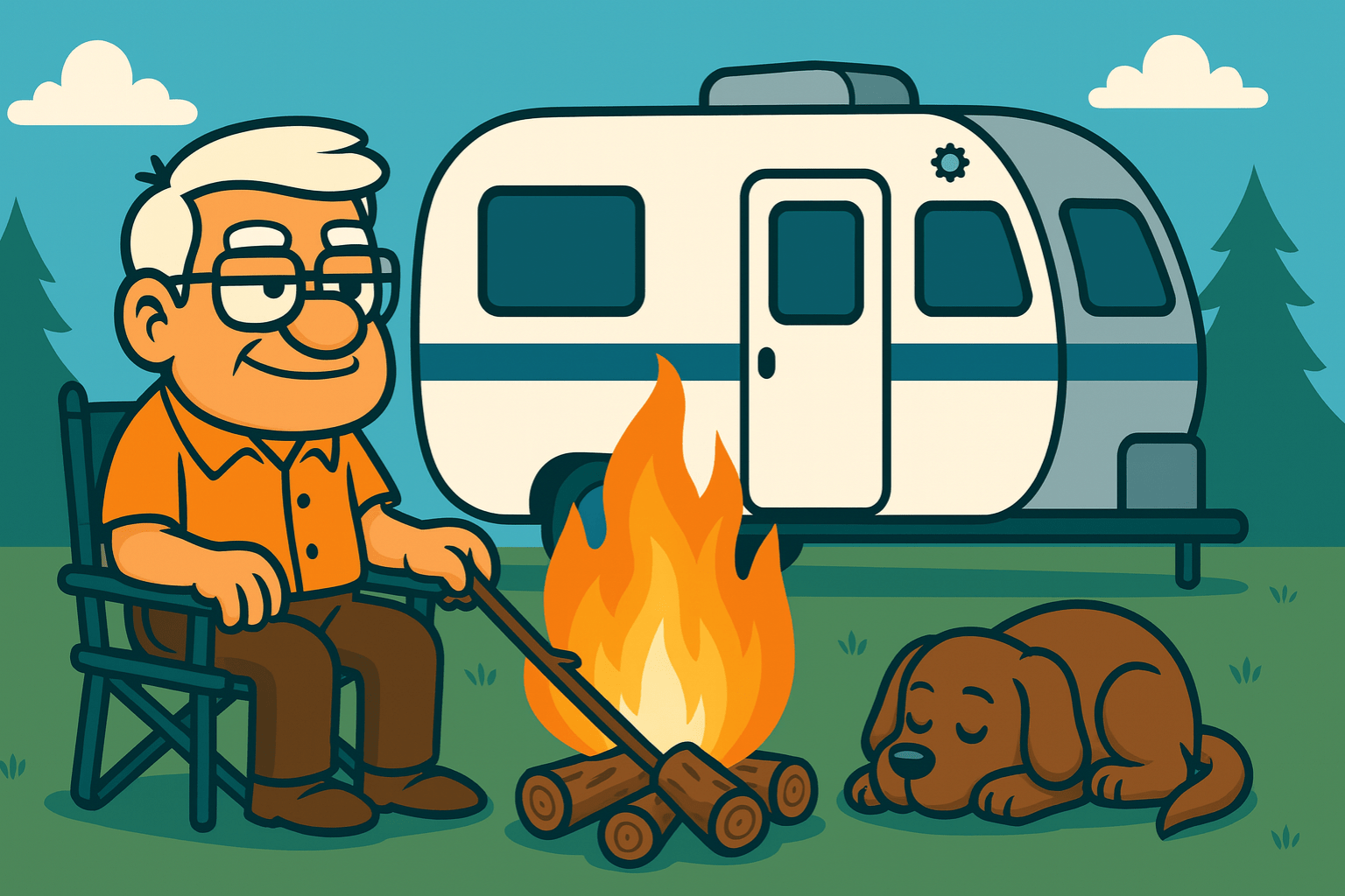 Camping Sense Comic Strip