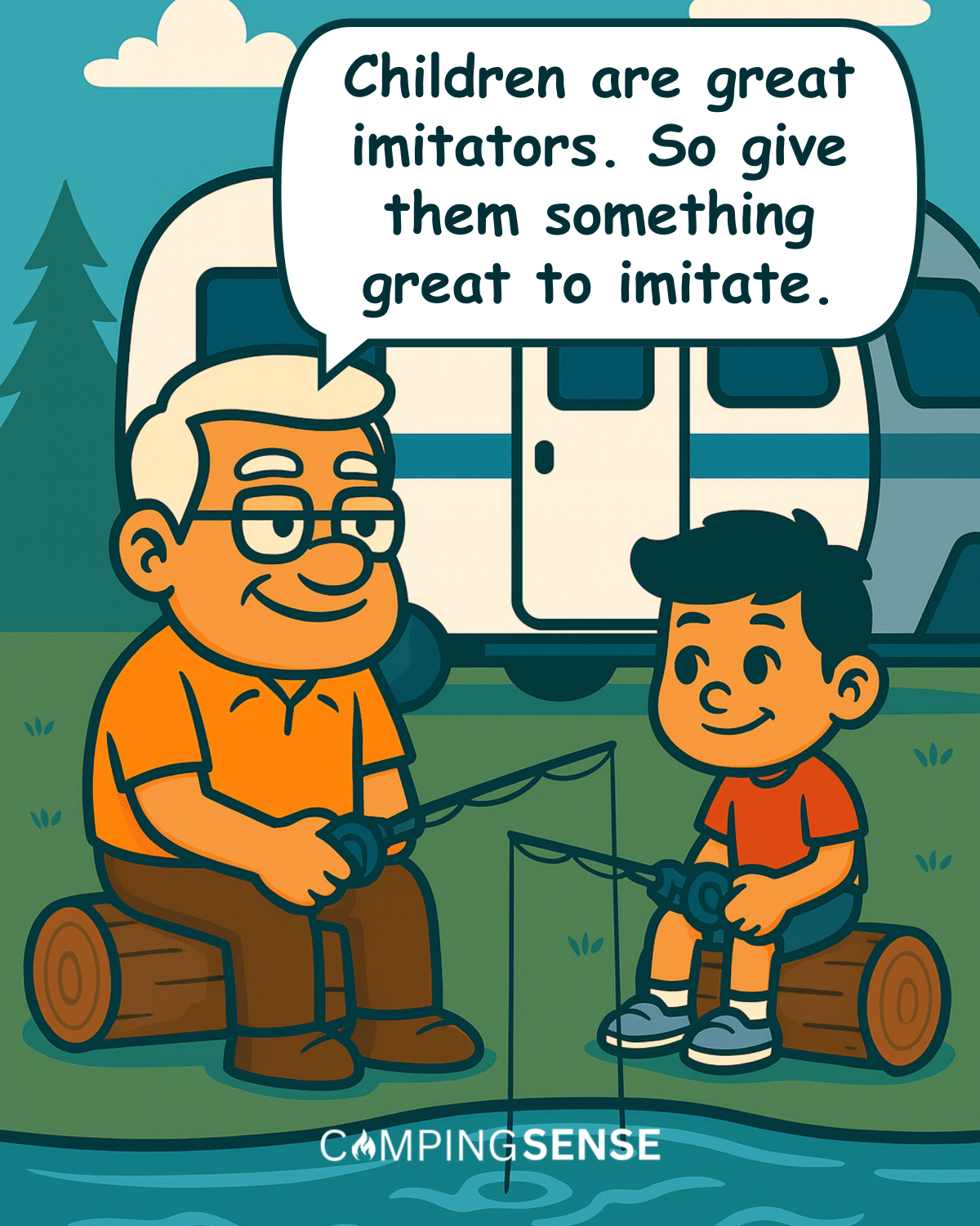 Children Are Great Imitators. So Give Them Something Great To Imitate.