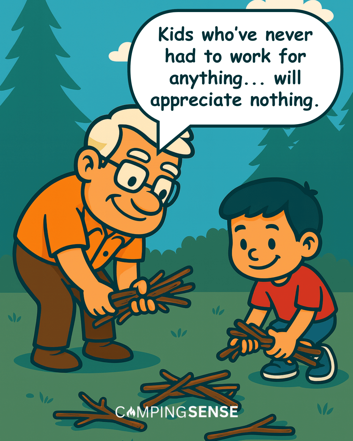 Kids Who’ve Never Had To Work For Anything... Will Appreciate Nothing.