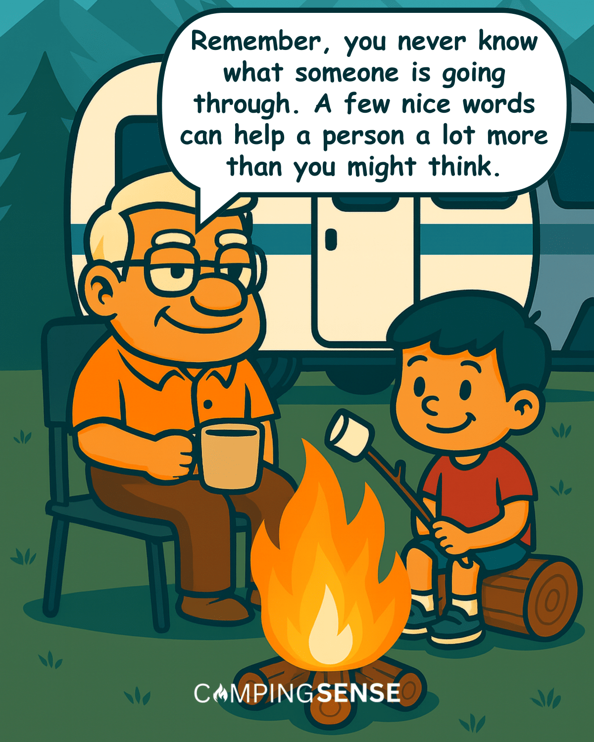 Remember, You Never Know What Someone Is Going Through. A Few Nice Words Can Help A Person A Lot More Than You Might Think.