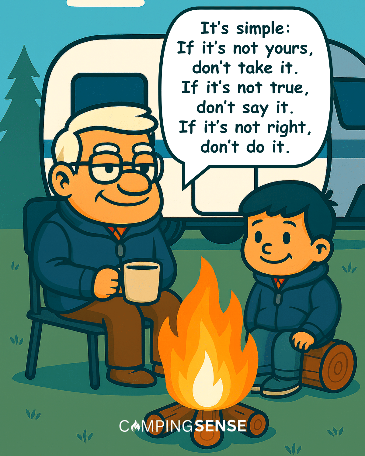 It’s Simple If It’s Not Yours, Don’t Take It. If It’s Not True, Don’t Say It. If It’s Not Right, Don’t Do It.