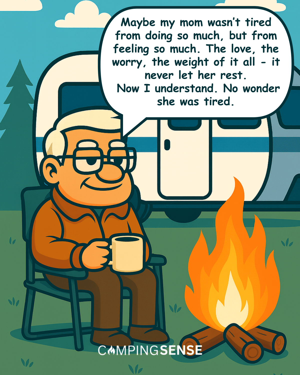 Maybe My Mom Wasn’t Tired From Doing So Much, But From Feeling So Much. The Love, The Worry, The Weight Of It All It Never Let Her Rest. Now I Understand. No Wonder She Was Tired.