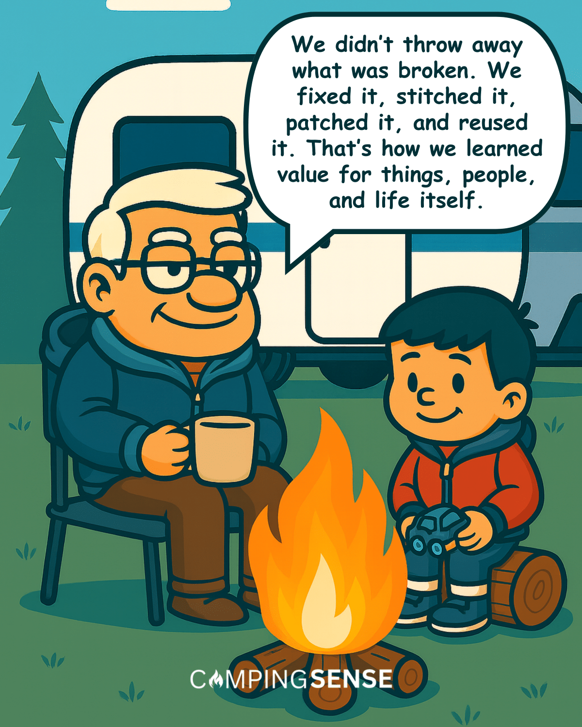 We Didn’t Throw Away What Was Broken. We Fixed It, Stitched It, Patched It, And Reused It. That’s How We Learned Value For Things, People, And Life Itself.